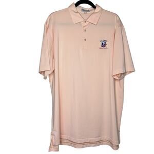 Peter Millar Summer Comfort Polo Shirt Short Sleeve Stripe US Open Pebble Beach